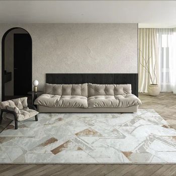 Luxury Tufted Area Rugs Wilton High Pile Large Carpets for Living Room Home Commercial Hotel - Hefei Dongfang Qifu Carpet Co., Ltd. - China