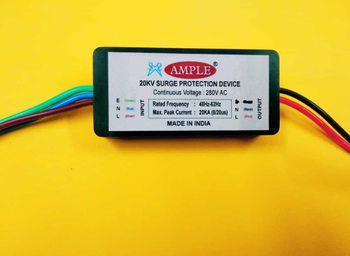 No.of Poles: 1P+N Type1 Street Light & is Flood Iight Surge Protection Device 20kva - S S M Products India - India