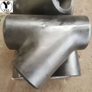 Stainless Steel Pipe Fitting ANSI B16.9 304 316 A234wpb Carbon Steel Tee - Hebei Yshengze Pipeline Equipment Co., Ltd - China