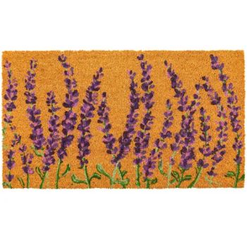 Garage Garden Flower Outdoor Welcome Entryway Front Door Spring Coir Door Mat - GOOD SELLER CO., LTD - China
