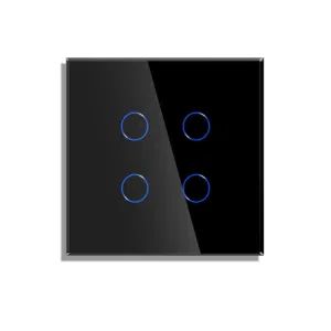 Bingoelec European Alexa Control 600W WiFi Smart Touch Wall LED Light Home Tuya Smart Switch - Yiwu Binge Electrical Co., Ltd. - China