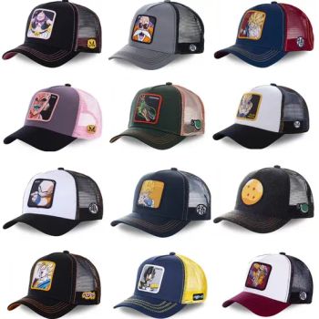 Dragon Ball Z Snapback Cap Hat Goku Hat Men and Women Baseball Cap Summer Sun Hat Clothing Accessories Super Dragon Ball Heroes Son Goten - Hunan Mishan Technology Co., Ltd. - China