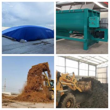 Sewage Treatment Plant Membrane Covered Compost Organic Fertilizer Equipment - Qingdao Rely Environmental Technology Co., Ltd - China