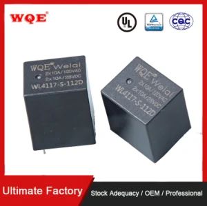 Ultra-Miniature Automotive Dual PCB Relay 2X10A 28VDC Auto Relays for Car Wiper Wl4117 - Jiangxi Weiqi Electric Co., Ltd. - China