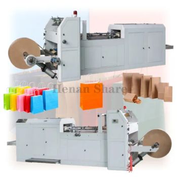Automatic Paper Bag Making Machine Paper Bag Handle Rope Making Machine Making Paper Bag - Henan Share M&E Equipment Co., Ltd - China