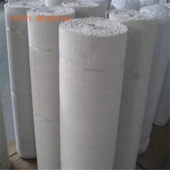 Thermal Insulation Refractory Material Ceramic Fiber Cloth Textiles for Reinforced with Fiberglass and Ss Wire - ZIBO UNITY NEW MATERIAL CO., LTD. - China