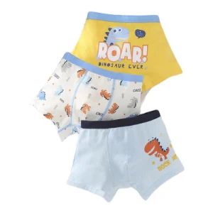 Kid's Underwear Flat Corner Cotton Cartoon Shorts Boys Boxer Brief - Jinjiang Chendai Yilai Craft Company - China