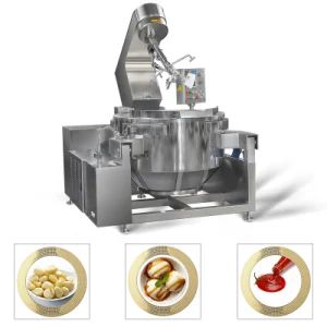 Restaurant Commercial Automatic Multi Function Planetary Tilting Curry Chili Bean Paste Mixing Making Electric Gas Steam Carolina Mustard Sauce Cooking Wok - Shandong Longze Machinery Co., Ltd. - China