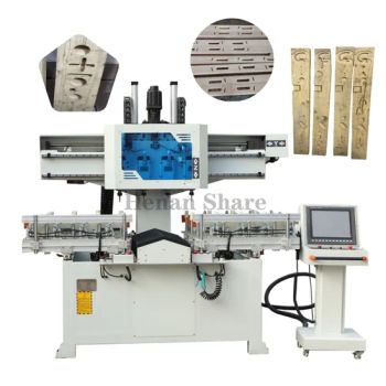 Dual Station 4 Axis Mortising Machines Mortise Drill Machine CNC Mortise and Tenon Machine - Henan Share M&E Equipment Co., Ltd - China