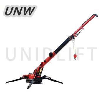 Spider Crane 3t Tower Truck Telescopic Crawler Cranes Hydraulic Mini Crawler Crane - Shandong Unid Intelligent Technology Co., Ltd. - China
