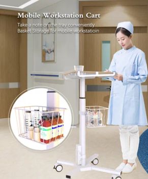 2022 Peacemounts Hospital Trolley with Two Shelves for Medical Use - Peacemounts Electronics Co., Ltd. - China