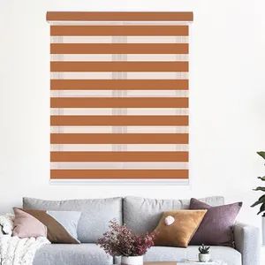 Customized Modern Blinds Double Layer Roller Blinds Window Shades and Blinds - Everstar Import & Export Co., Ltd. - China