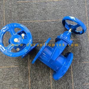 OEM Ggg50 Ductile Iron Flanged Handwheel Operation Non Rising Stem DN100 Water - Tianjin Davan Flowtek Co., Ltd. - China