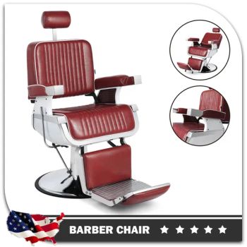 Artist Hand Red Heavy Duty Hydraulic Recline Barber Chairs Barber Chairs Hair Stylist Tattoo Chair Barber Salon Equipment - Hebei Xingdong International Trade Co., Ltd. - China