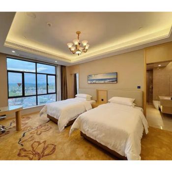 Hotel Bedroom Sets Apartment Hotel Living Room Wooden Bedroom Home Furniture - Foshan Mingle Furniture Co., Ltd. - China