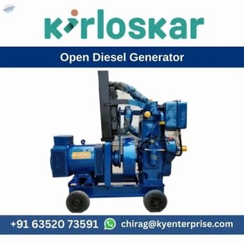 Diesel Generator Open Type, New - KY Enterprise - India