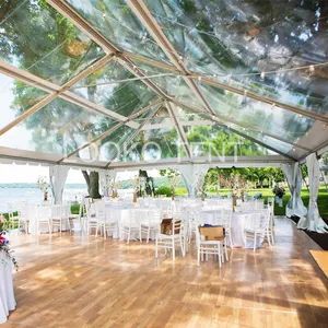 with Roof Lining and Curtain Decorations Transparent Wedding Tent - Superb Tent Co., Ltd. - China