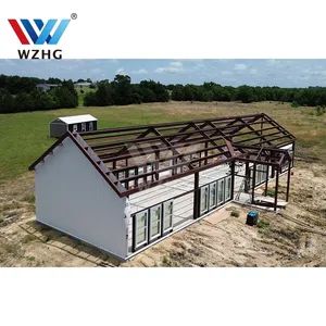Us Steel Buildings Manufacturer All Metal Fabrication 20X40 40X120 Cold Rolled Steel Frame Structure Metal Truss Buildings Types - Hebei Weizhengheng Modular House Tech. Co., Ltd. - China