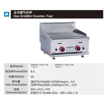 Commercial Gas Griddle Gas Stoves with Griddle Heavy Duty Kitchen Equipment - Jiangsu Xinyuehai Commercial Kitchenware Co., Ltd - China