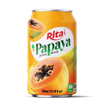 Wholesale Hot Trending Natural Papaya Juice Drink 11.16 oz Free Sample Healthy Refresh Drink Naturel Fruit Juice Private Label - RITA FOOD & DRINK CO., LTD - Vietnam
