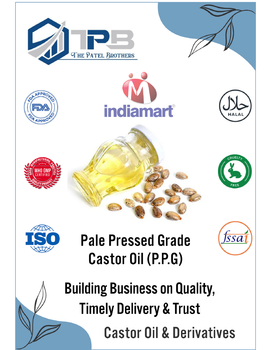 PPG Castor Oil (Pale Pressed Grade Castor Oil) – product photo, Chia Seed Extract products found from trusted suppliers, wholesalers, manufacturers & exporters Listing