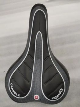 High Quality Leather Thickened Extra Soft Bicycle Saddle Thickened Wide Road Bicycle Saddle Bicycle Seat Cushion Seat - Guangzong Shuanglong Bicycle Industry Co., Ltd. - China