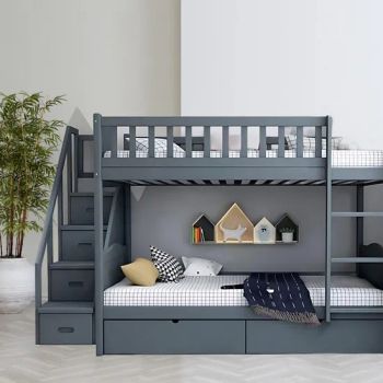 Dormitory Beds Modern Student Bed Double Bunk Beds Apartment School Furniture - Shouguang Maosong Trading Co., Ltd - China