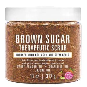 Ree Sample Hydrating OEM Body Scrub Hand Natural Organic Whitening Skin Polish Private Label Exfoliator Sugar Foot Body Scrub - Hangzhou Huiji Biotechnology Co., Ltd. - China