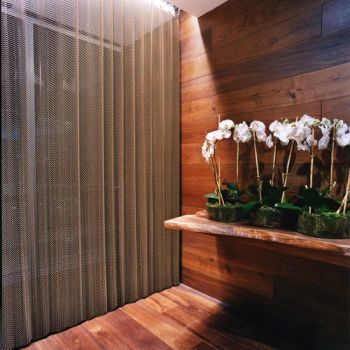 Decorative Gold Metal Mesh Curtain Metal Wire Mesh Curtain for Interior Design - Anping Dongfu Wire Mesh Co., Ltd. - China
