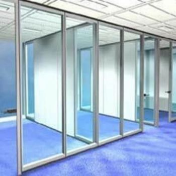 20mm Aluminium Partitions Work Shine Glossy Strength High Finish Premium Material Glass Thickness 20mm Open Style Swing Finishing - Saarth Facade Solutions Private Limited - India