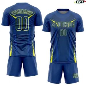 Sportswear Men Soccer Wear Customized Youth Soccer Jersey Sublimated Soccer Uniforms - Dongguan Fshsportswear Co., Ltd. - China