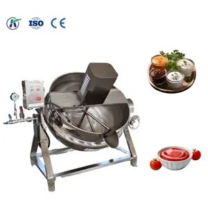 Industrial Jacketed Cooking Pot/Cooking Pot Blender Pot Jam Hot Sauce Maker Wok with Whisk - Shandong Zeko Machinery Co., Ltd - China