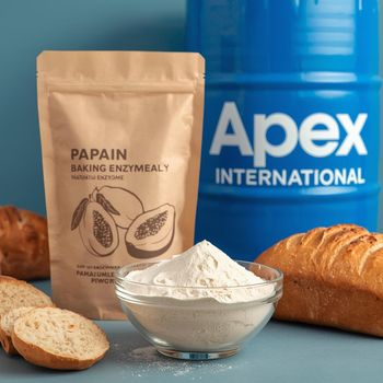 Papain Enzyme, Industrial Papain Enzyme, Papain Enzyme Supplier, Papain Enzyme Manufacturer, Papain Enzyme Supplier from India, Papain Enzyme for Baking Industry, Papain Baking Enzyme, Baking Processing Enzyme, Bakery Enzyme, Papain for Bakery Applications, Industrial Enzyme Solutions, Bio Processing Enzyme, Enzyme for Industrial Applications, High Performance Papain Enzyme. from APEX INTERNATIONAL Papain Enzyme, Industrial Papain Enzyme, Papain Enzyme Supplier, Papain Enzyme Manufacturer, Papain Enzyme Supplier from India, Papain Enzyme for Baking Industry, Papain Baking Enzyme, Baking Processing Enzyme, Bakery Enzyme, Papain for Bakery Applications, Industrial Enzyme Solutions, Bio Processing Enzyme, Enzyme for Industrial Applications, High Performance Papain Enzyme. - APEX INTERNATIONAL - India