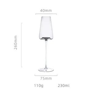 High Quality Unique Modern Luxury Hand Blown Crystal Glass Goblet Solid Color Red Wine Glasses - Ningbo Yuheng Medical Equipment Company Ltd - China