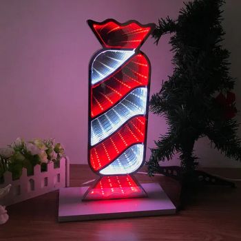 Wholesale Christmas Party Decorations Birthday Party Decorations Candy Light Infinity LED Mirror Light - Shaoxing Yuejin Arts & Crafts Co., Ltd. - China