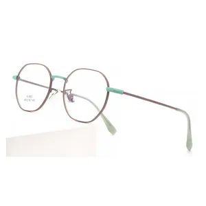 Gd Candy Color Fashion Unisex Metal Optical Frames Women Eyewear Frame Metal Eyeglasses Frames Wholesale Hinge Frames Stainless Glasses-Frames - WENZHOU GUANDE GLASSES CO., LTD. - China