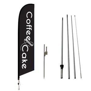 Hot Sale Business Outdoor Advertising Event Flag Banner Display Beach Flag Custom Flying Banners Teardrop Flags - Weihai Kawa Composite Products Co., Ltd. - China