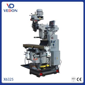 High Rigid Medium 3 Axis Metal Universal Turret Milling Machine Milling and Drilling Machine X6325c/X6325D Turret Milling Machine - Shandong Vedon Intelligent Equipment Co., Ltd. - China