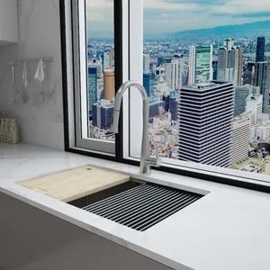 Cupc Sanitary Ware Put out Stainless Steel Kitchen Sink Set Water Mixer Tap Single Handle Kitchen Faucets - Jiangmen DHK kitchenware co., ltd - China