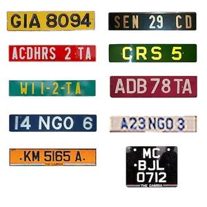 High Quality Decorative Auto License Plates of Gambia - Zhejiang Shengye Traffic Sign Co., Ltd - China