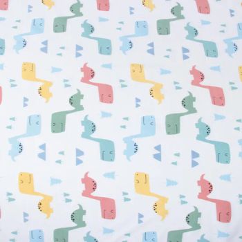 Antibacterial Single Printed Dobby Cotton Viscose Jersey Fabric Custom Printing Cotton Lycra Fabric for Clothing - Ningbo Wokailian Textile Co., Ltd. - China