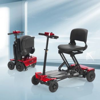 One Click Automatic Fold/Unfold Electric Power Chair Portable Travel Mobility Scooter Convenient for Elderly Drive - Ningbo Youhuan Automation Technology Co., Ltd. - China