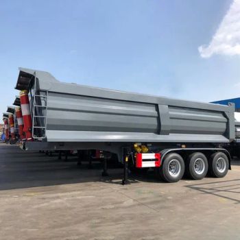 New 4-Wheel 60t End Dump Semi Dumper Tipping Trailer Clean 60t Farm Trailers for Use - Liangshan Dingsheng International Trade Co., Ltd. - China