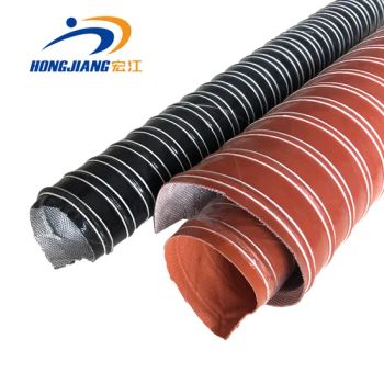 High Temperature Flexible Silicone Rubber Hoses Ventilation Duct Tube Pipe - Hebei Hongjiang Rubber & Plastic Technology Co., Ltd. - China