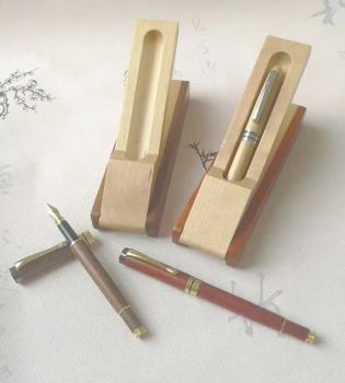 Promotional Gifts Eco-Friendly Bamboo Color Fountain Pen Holder - Yancheng Huisen Crafts Co., Ltd. - China