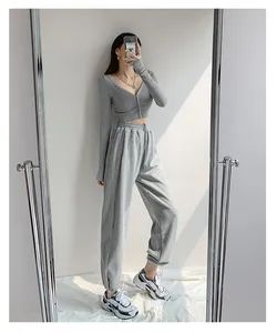 American Sweatpants Women's Casual Leggings Fall and Winter Sports Wear - GuangZhou Yumi Garment Co., Ltd. - China