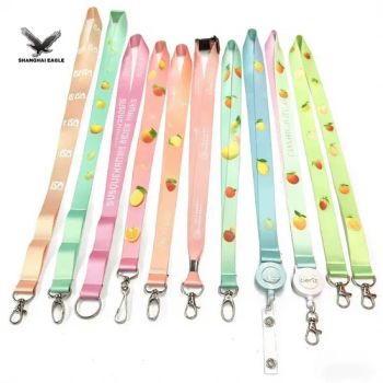 Fresh Design Custom Polyester Lanyard with Hook Premium Quality Nature Inspired Patterns for Eco Brands & Outdoor Events - Shanghai Eagle Industry Co., Ltd. - China