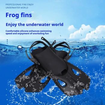 2025 New Fins Children's Professional Diving Frog Shoes for Men and Women Swimming Training Long Fins - Jiangxi Lingji Outdoor Products Development Co., Ltd. - China