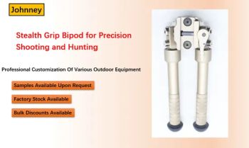Stealth Grip Bipod for Precision Shooting and Hunting Color Black Origin China Sample Support Specification V10 Custom Made - Guangdong Yisitu Tech Optical Instrument Co., Ltd. - China