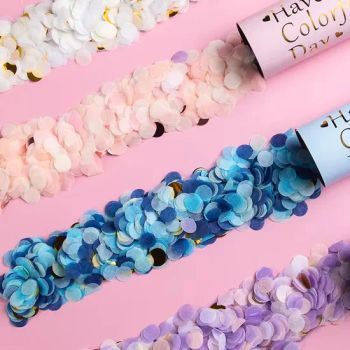 Hot Selling Biodegradable Mini Party Poppers Circle Confetti Cannon Shooters for Wedding - Baoding Likeparty Trading Co., Ltd. - China